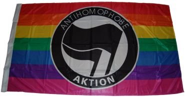 Fahne "Antihomophobe Aktion"