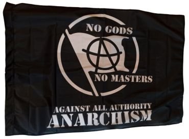 Fahne "No gods, no masters 2"