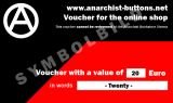 20.- Euro Gutschein für Anarchist Buttons