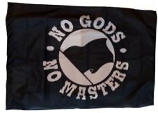 Fahne "No gods, no masters 3"